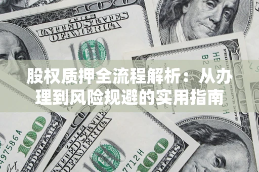 武汉股权质押全流程解析：从办理到风险规避的实用指南
