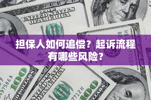武汉担保人如何追偿？起诉流程有哪些风险？