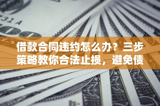 武汉借款合同违约怎么办？三步策略教你合法止损，避免债务危机升级